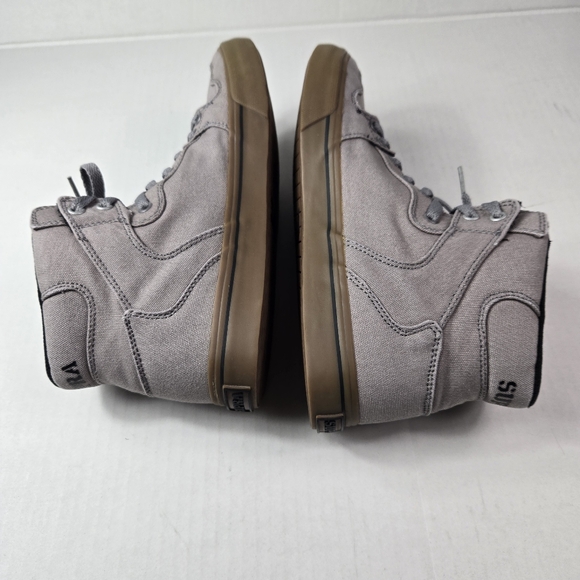 Supra Charcoal Canvas High-Top Sneakers - Picture 7 of 10
